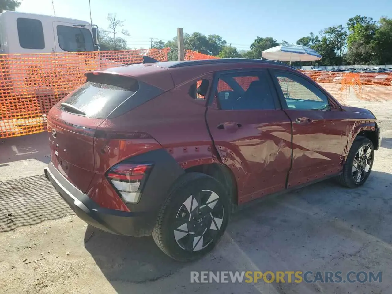 3 Photograph of a damaged car KM8HB3AB5SU227058 HYUNDAI KONA 2025
