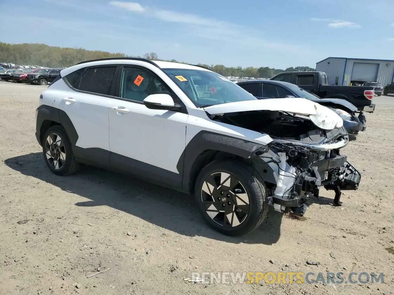 4 Photograph of a damaged car KM8HB3AB7SU192250 HYUNDAI KONA 2025