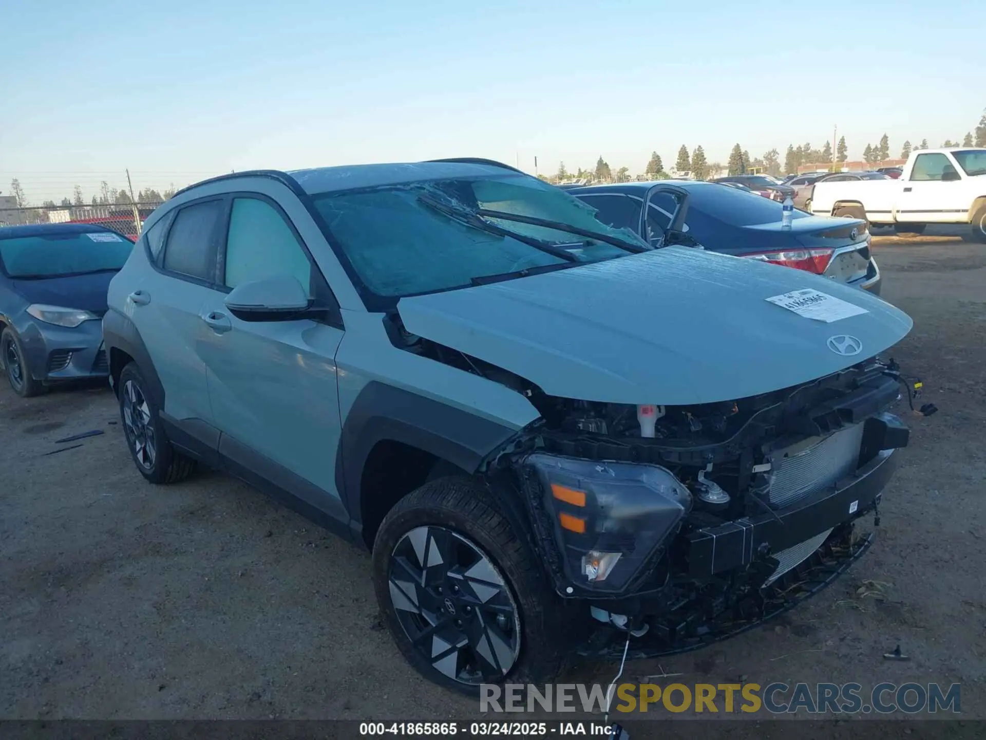 1 Photograph of a damaged car KM8HB3AB7SU226476 HYUNDAI KONA 2025