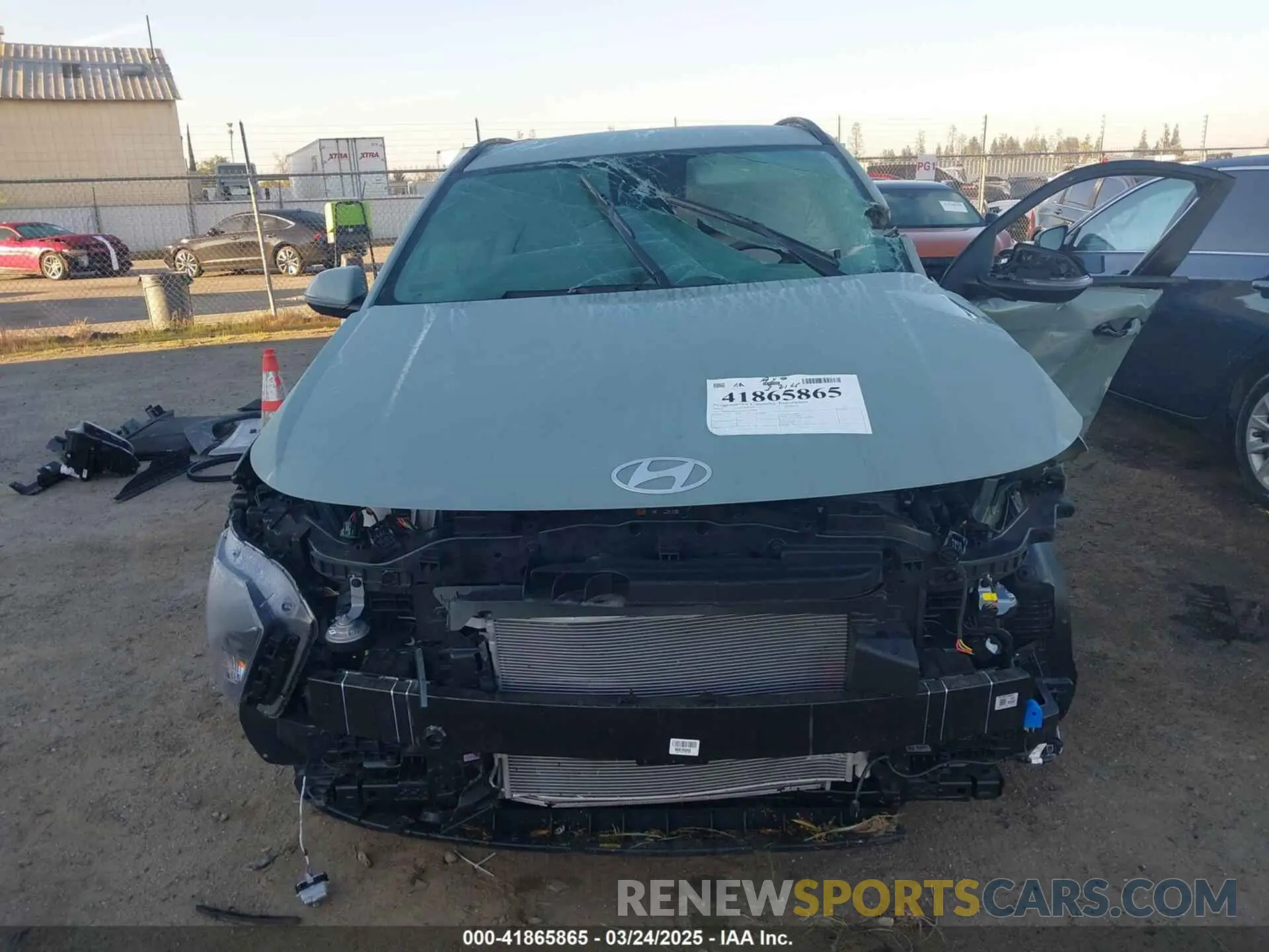 12 Photograph of a damaged car KM8HB3AB7SU226476 HYUNDAI KONA 2025
