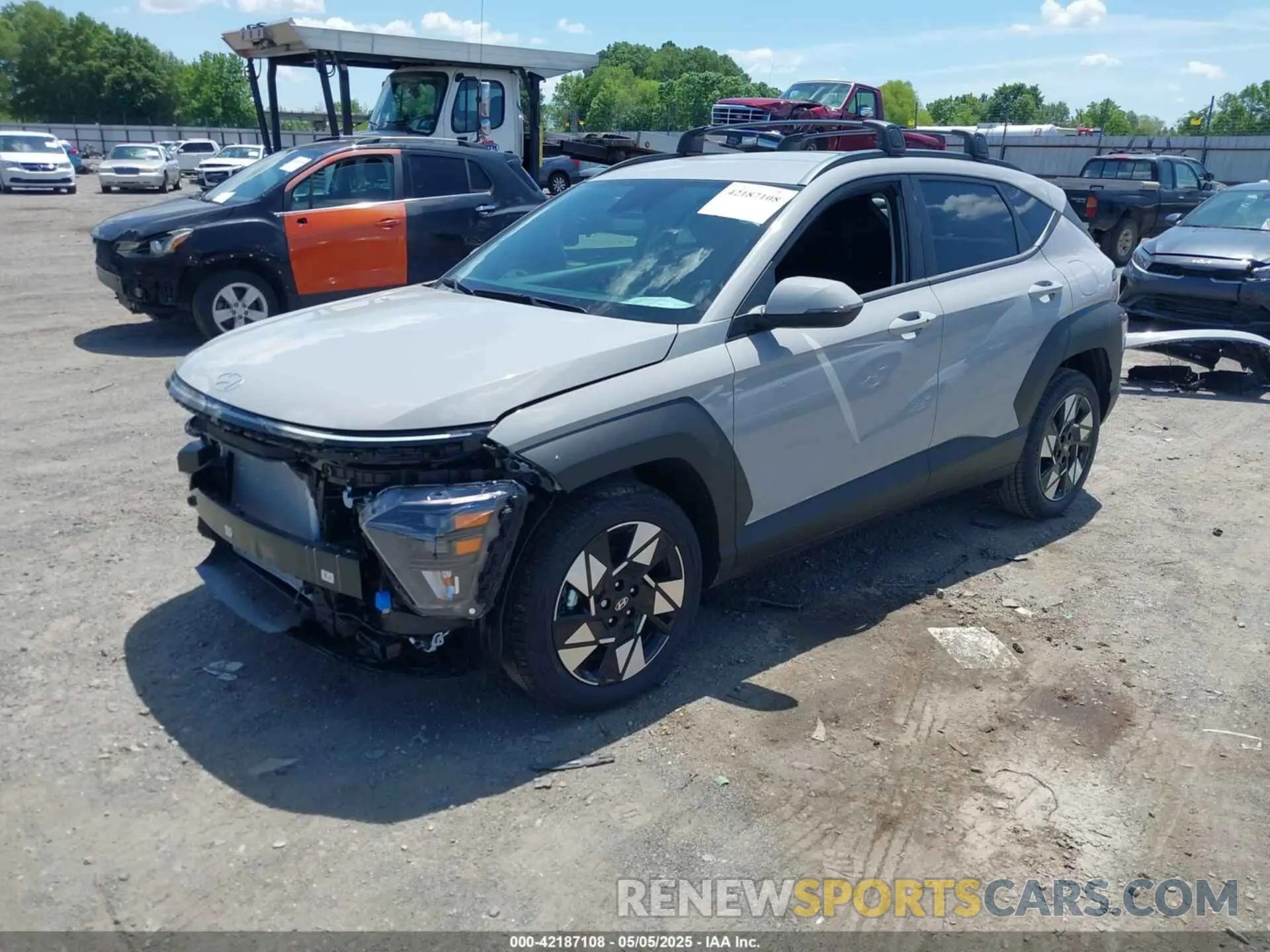 2 Photograph of a damaged car KM8HB3AB7SU262832 HYUNDAI KONA 2025