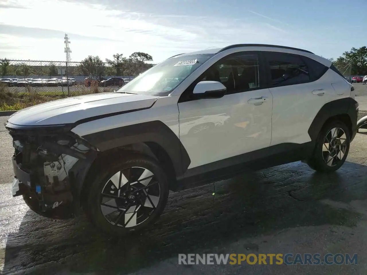 1 Photograph of a damaged car KM8HB3AB8SU224543 HYUNDAI KONA 2025