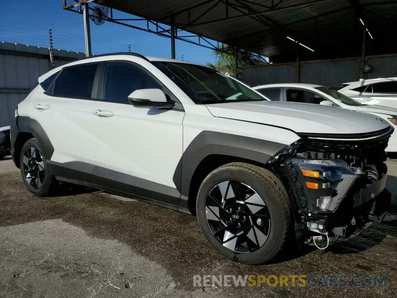 4 Photograph of a damaged car KM8HB3AB8SU224543 HYUNDAI KONA 2025