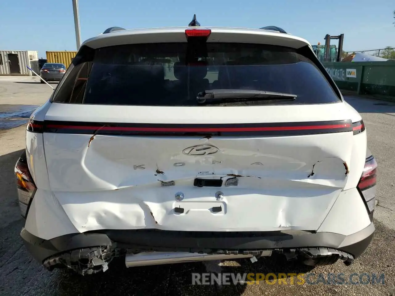 6 Photograph of a damaged car KM8HB3AB8SU224543 HYUNDAI KONA 2025