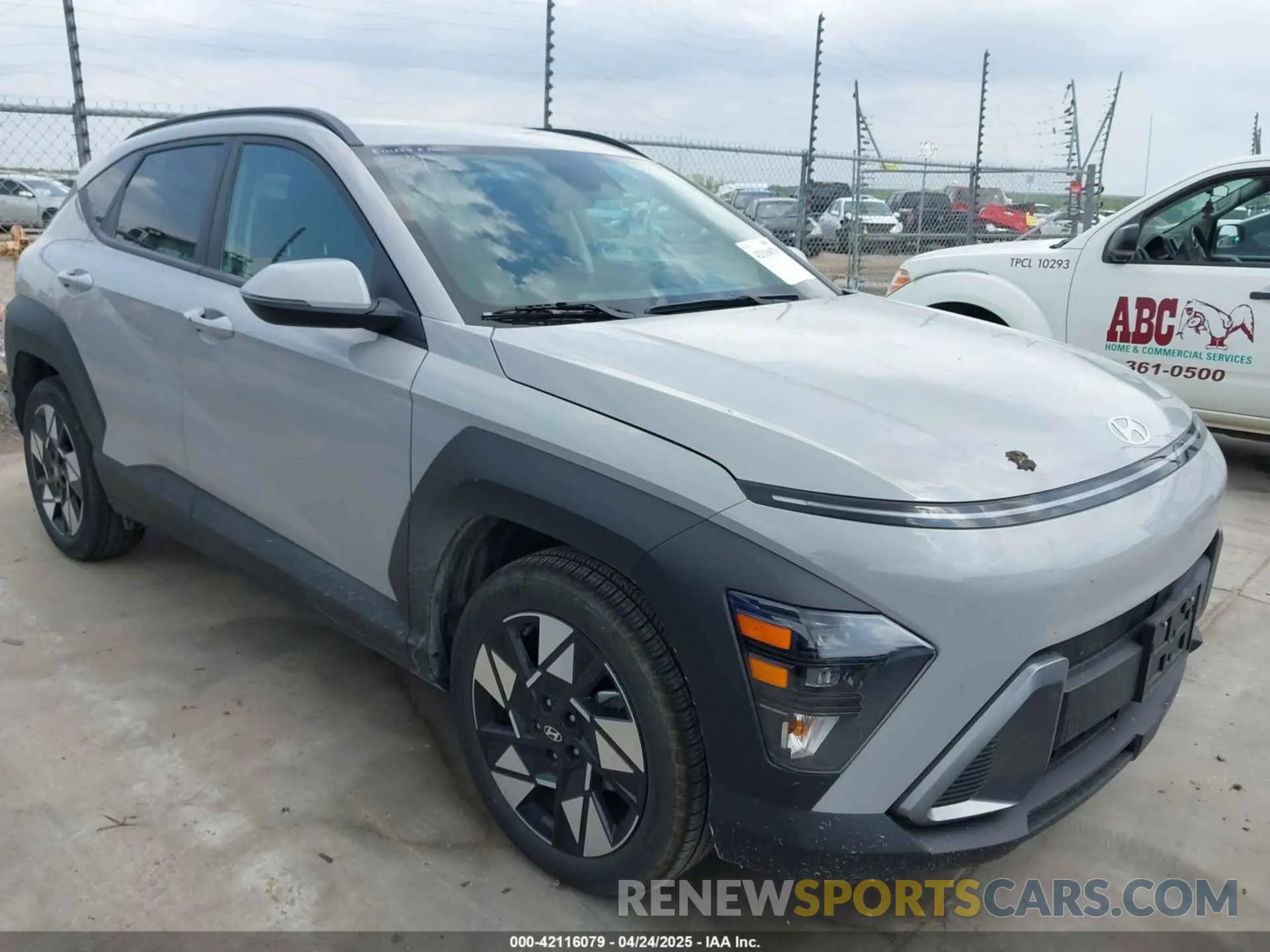 1 Photograph of a damaged car KM8HB3AB8SU224753 HYUNDAI KONA 2025