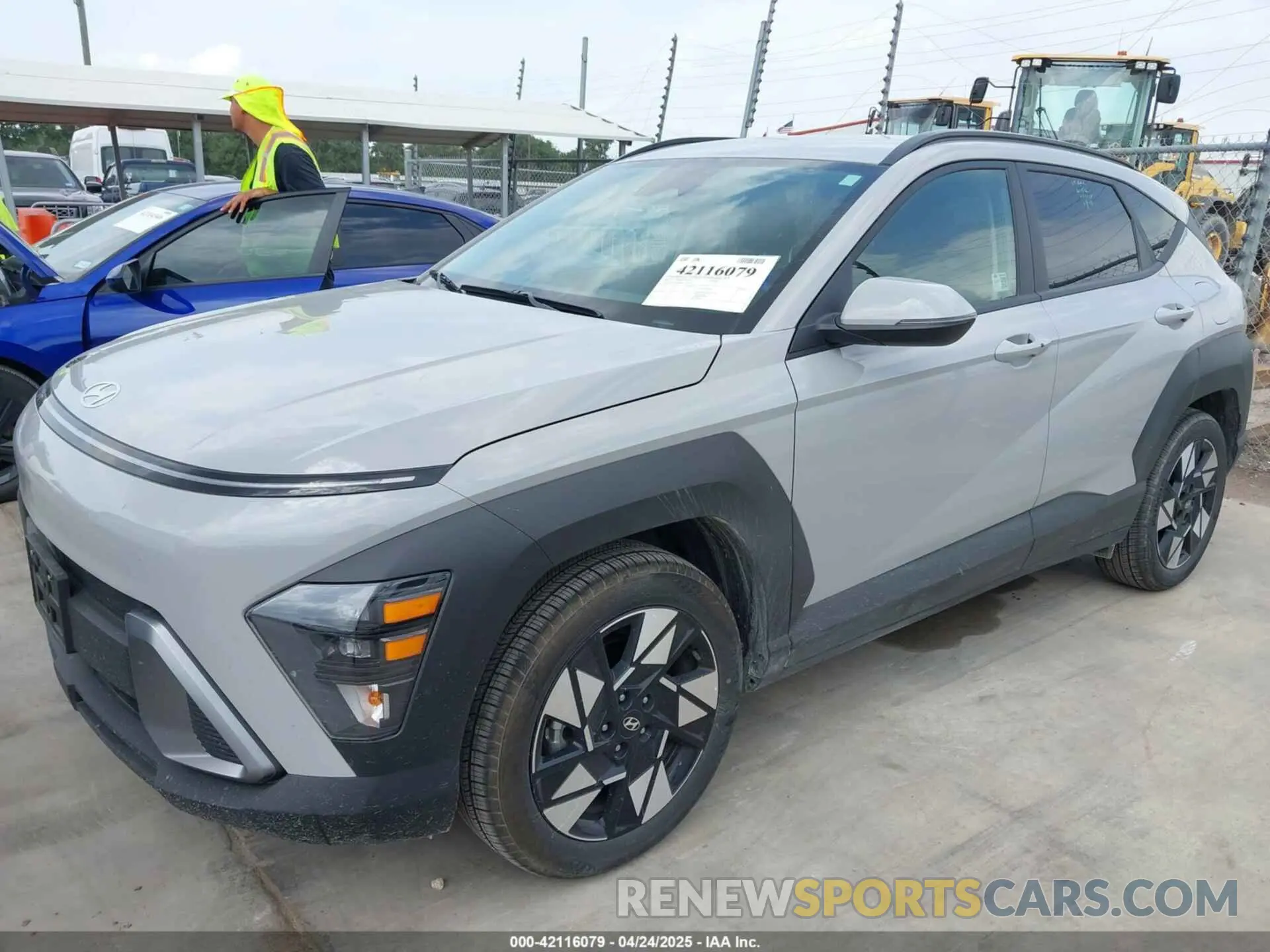 2 Photograph of a damaged car KM8HB3AB8SU224753 HYUNDAI KONA 2025