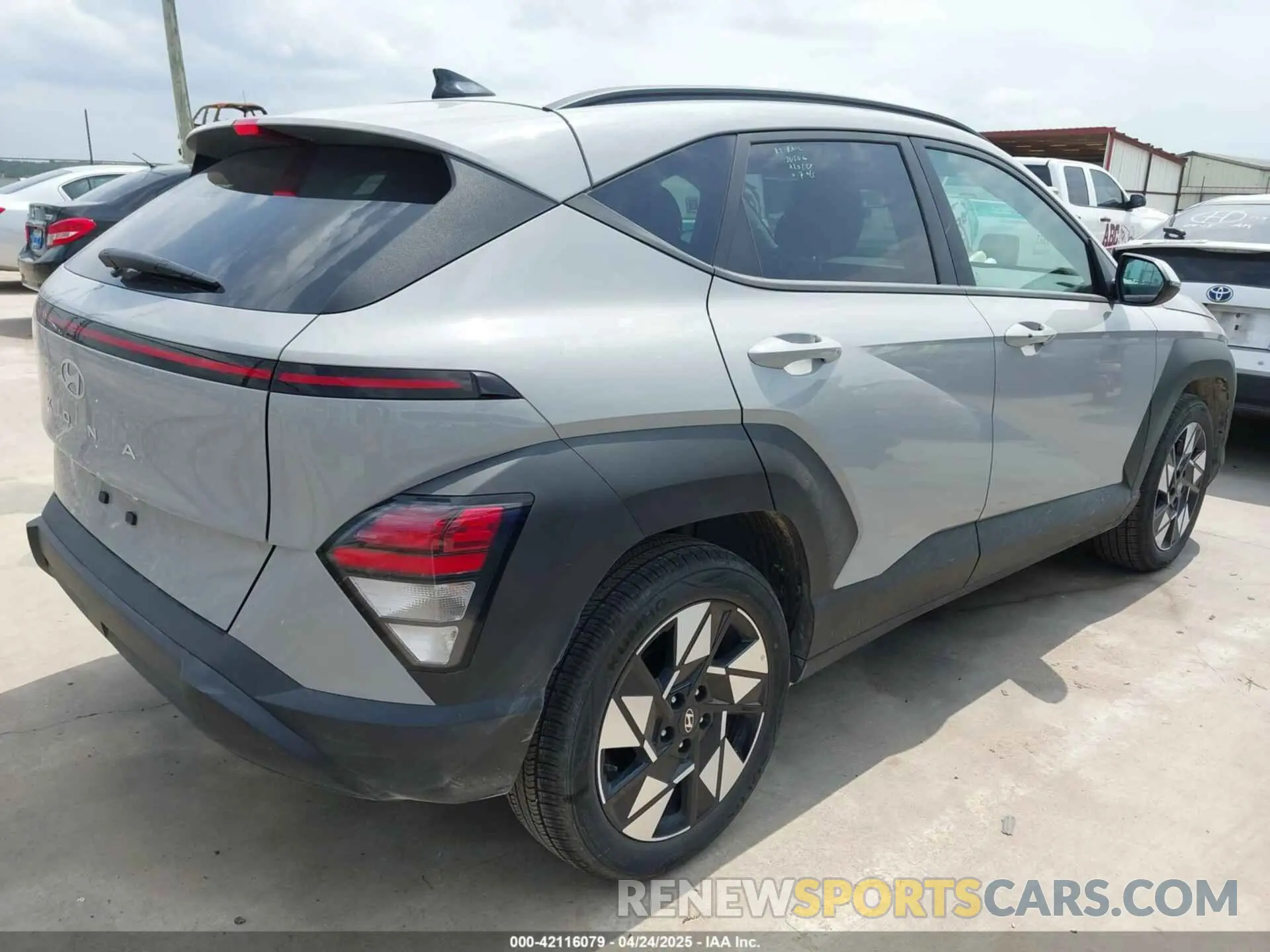 4 Photograph of a damaged car KM8HB3AB8SU224753 HYUNDAI KONA 2025