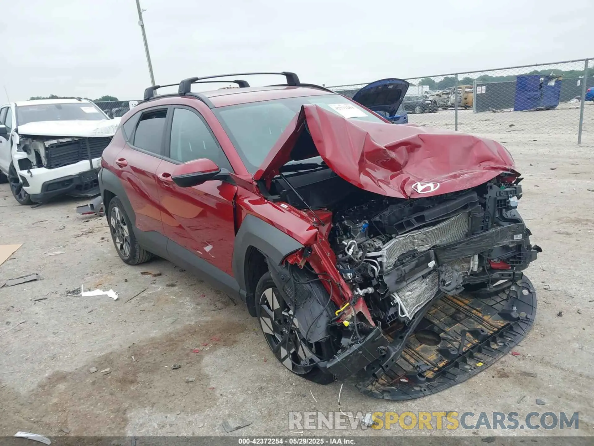 1 Photograph of a damaged car KM8HB3AB8SU236840 HYUNDAI KONA 2025