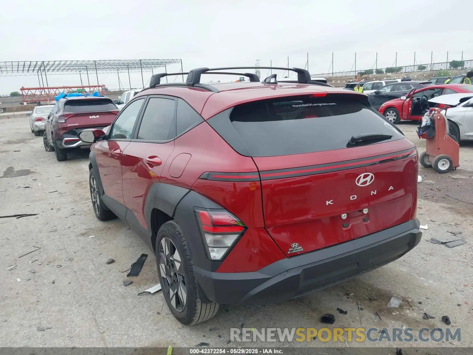3 Photograph of a damaged car KM8HB3AB8SU236840 HYUNDAI KONA 2025