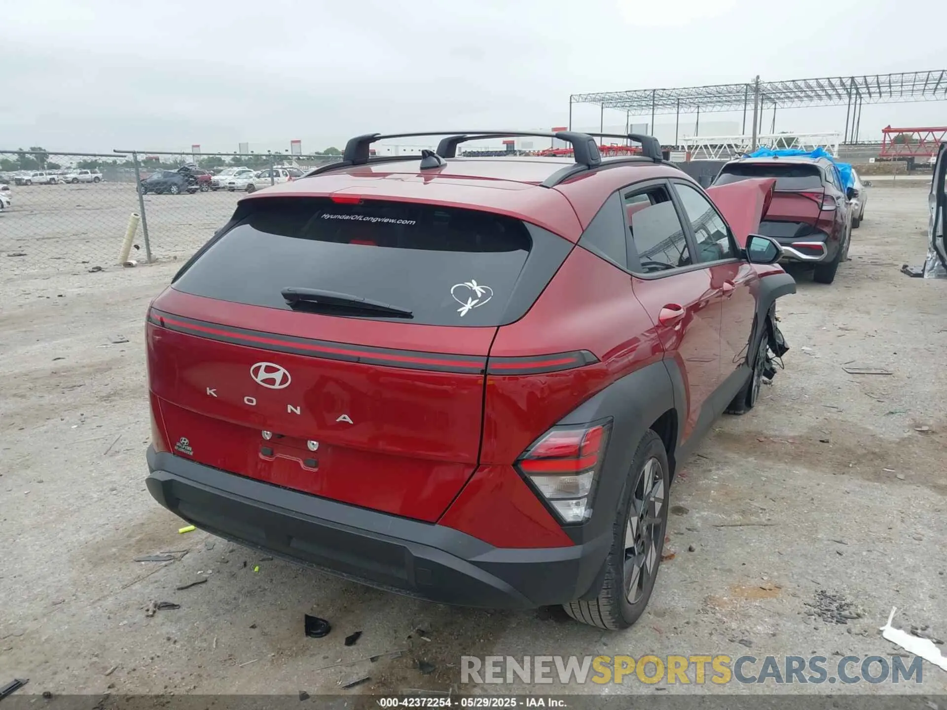4 Photograph of a damaged car KM8HB3AB8SU236840 HYUNDAI KONA 2025