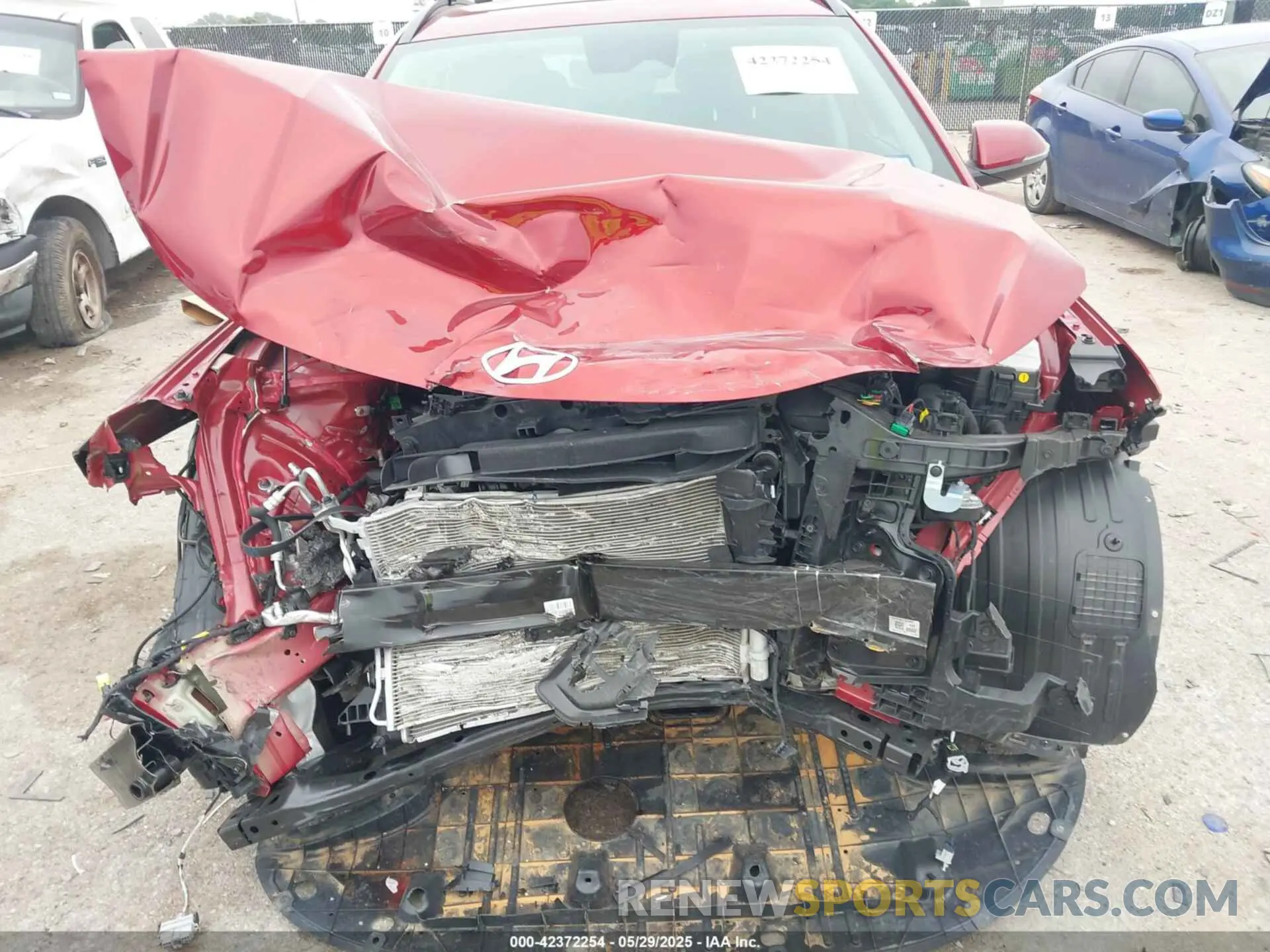 6 Photograph of a damaged car KM8HB3AB8SU236840 HYUNDAI KONA 2025
