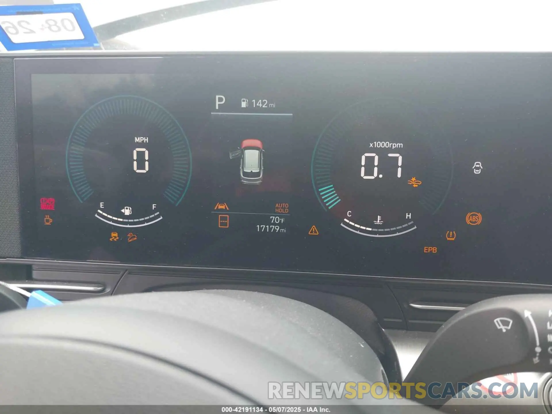 7 Photograph of a damaged car KM8HB3AB9SU186756 HYUNDAI KONA 2025