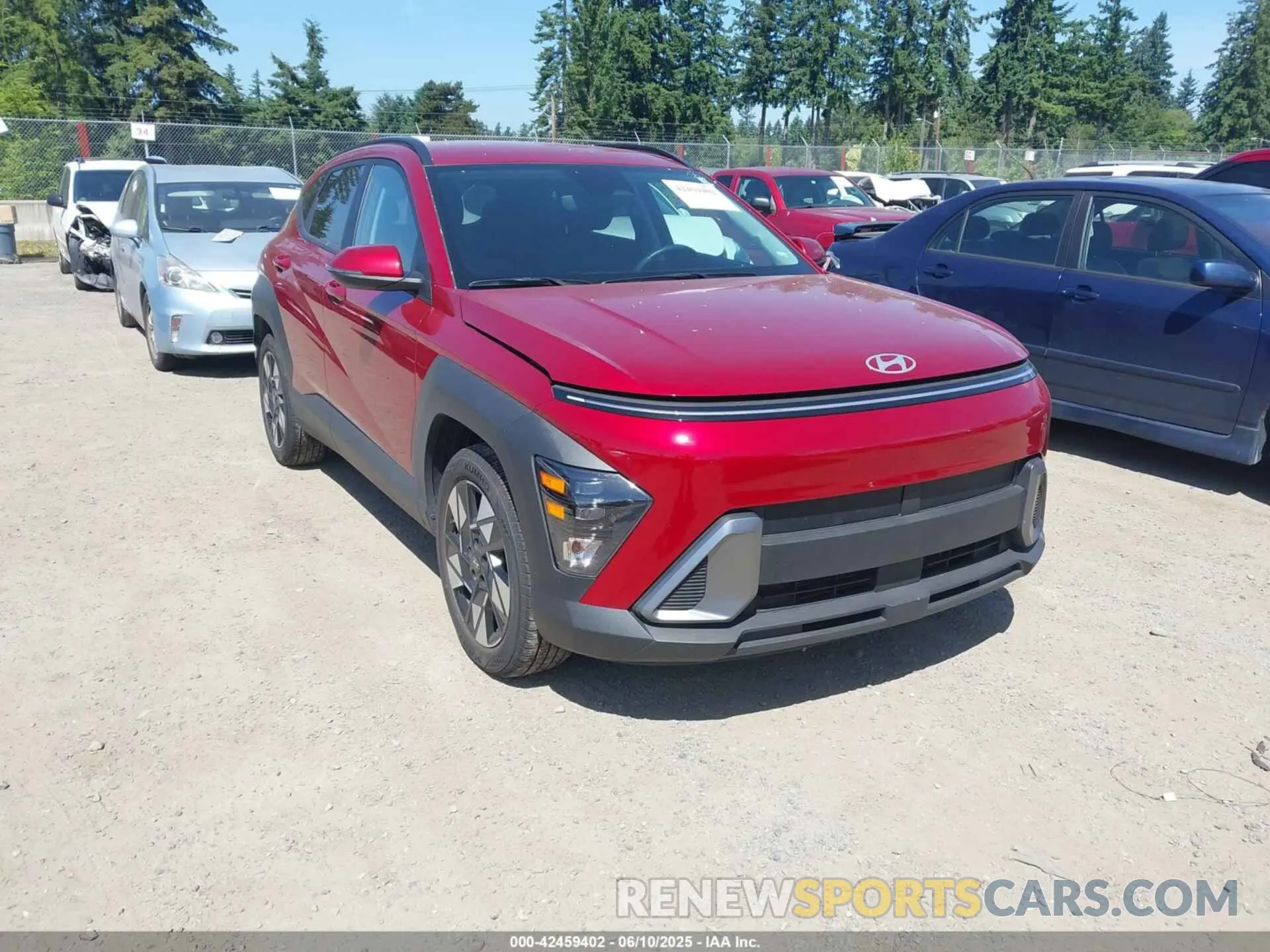 1 Photograph of a damaged car KM8HB3AB9SU200977 HYUNDAI KONA 2025