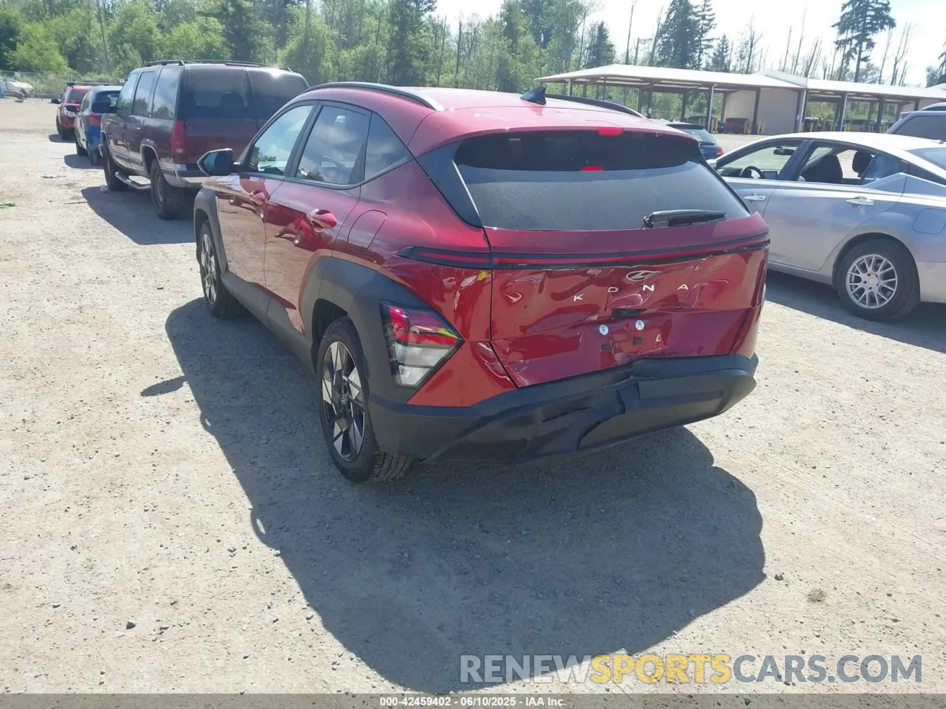 3 Photograph of a damaged car KM8HB3AB9SU200977 HYUNDAI KONA 2025
