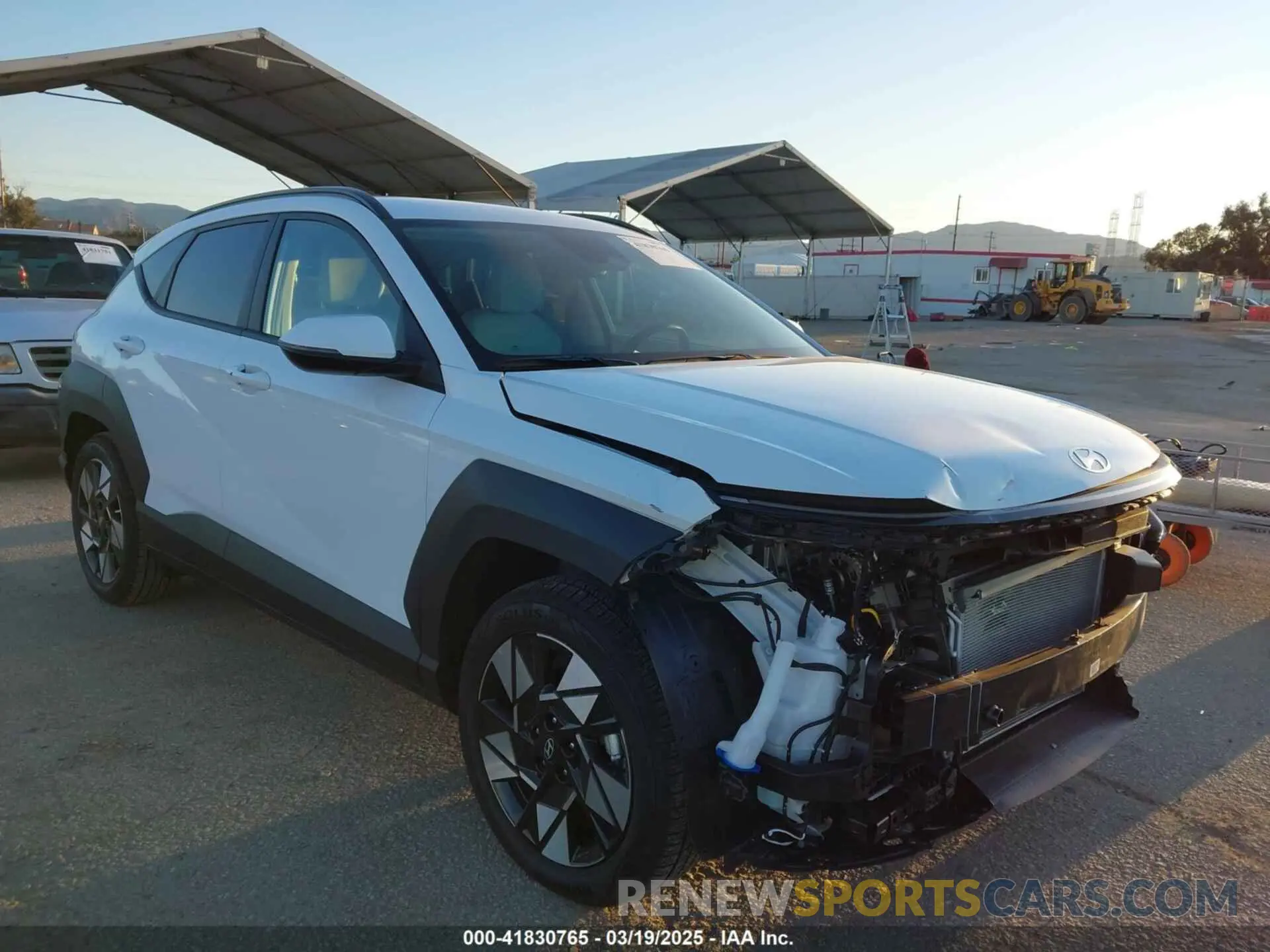 1 Photograph of a damaged car KM8HB3AB9SU207346 HYUNDAI KONA 2025