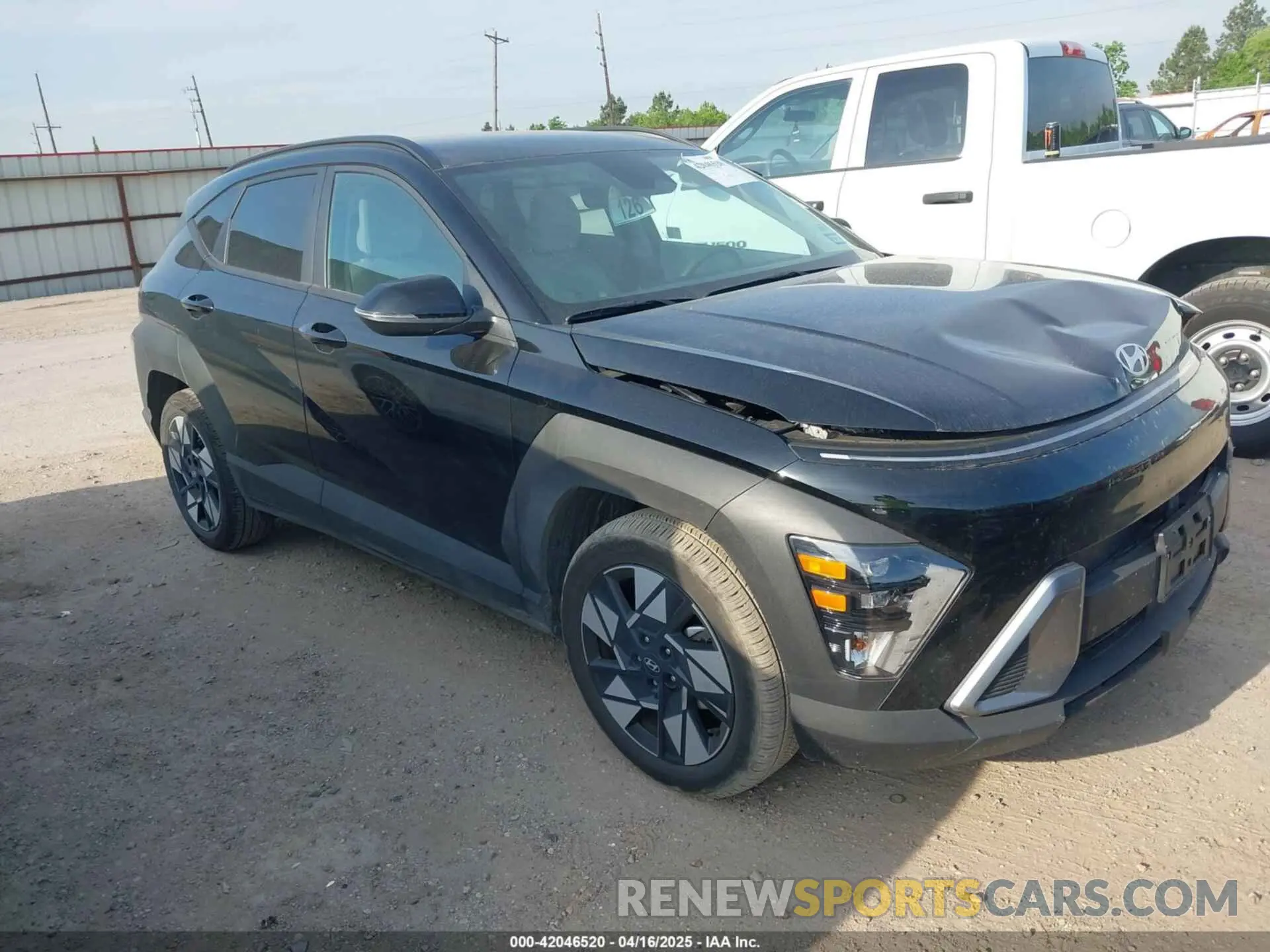 1 Photograph of a damaged car KM8HB3AB9SU223742 HYUNDAI KONA 2025