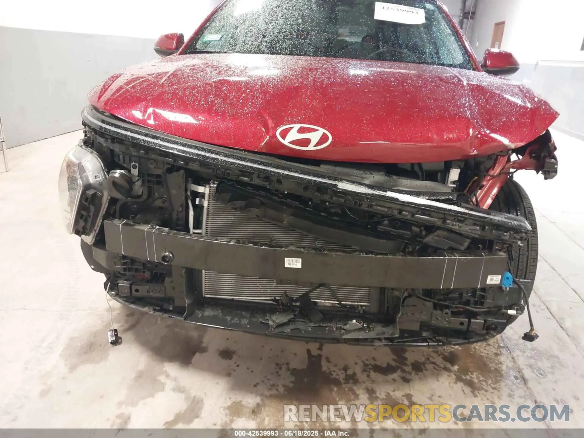 6 Photograph of a damaged car KM8HB3AB9SU237396 HYUNDAI KONA 2025