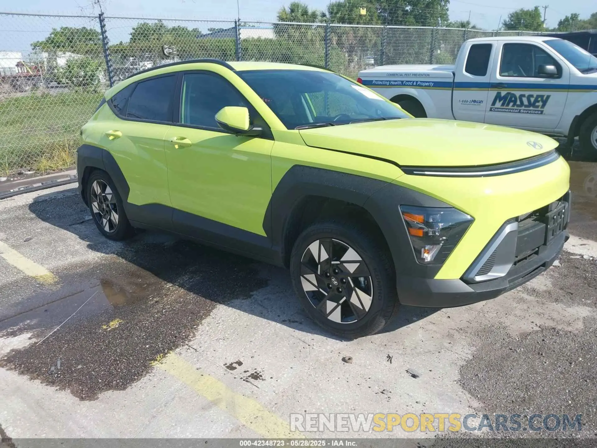 1 Photograph of a damaged car KM8HB3AB9SU237611 HYUNDAI KONA 2025