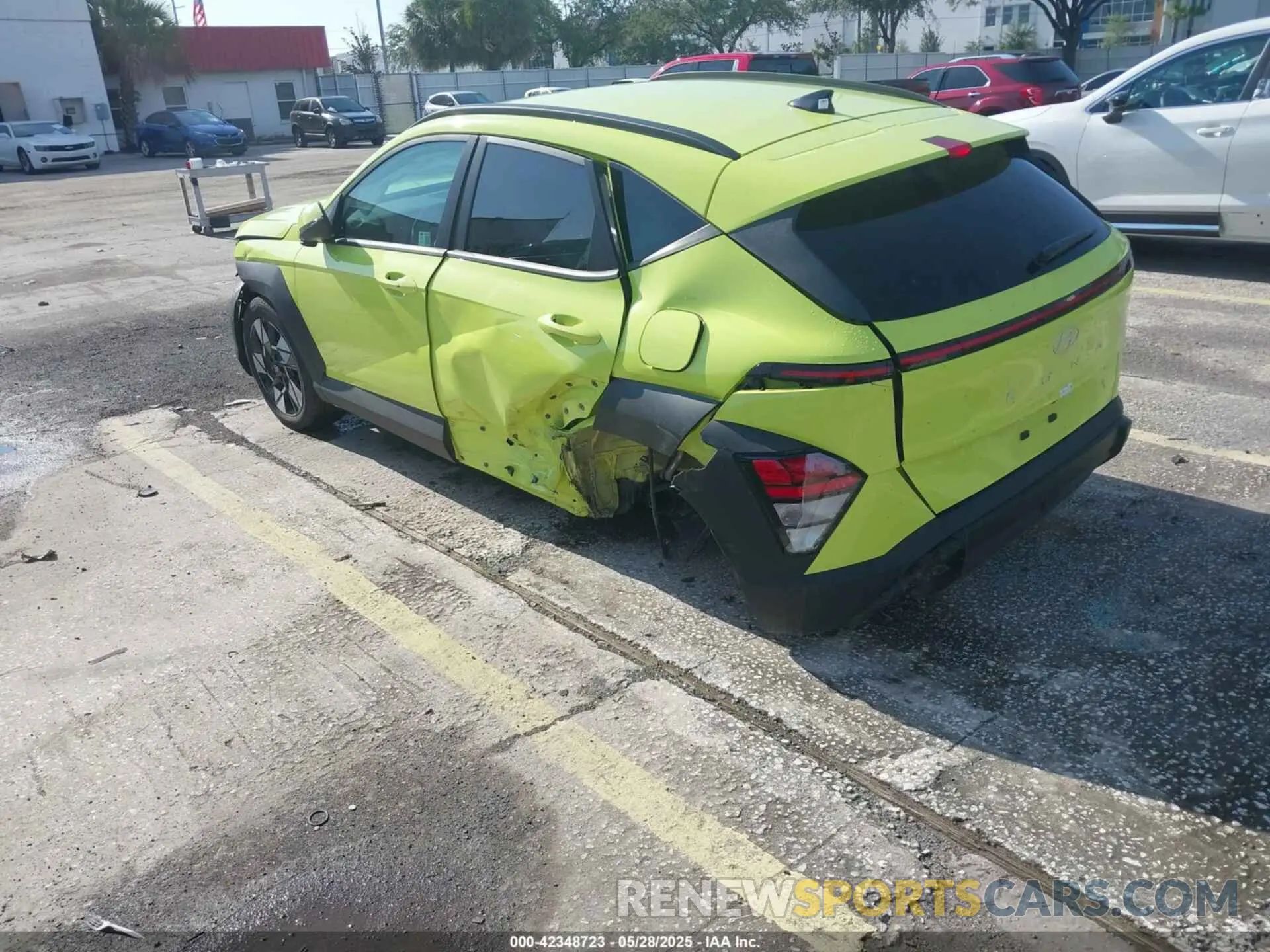 3 Photograph of a damaged car KM8HB3AB9SU237611 HYUNDAI KONA 2025