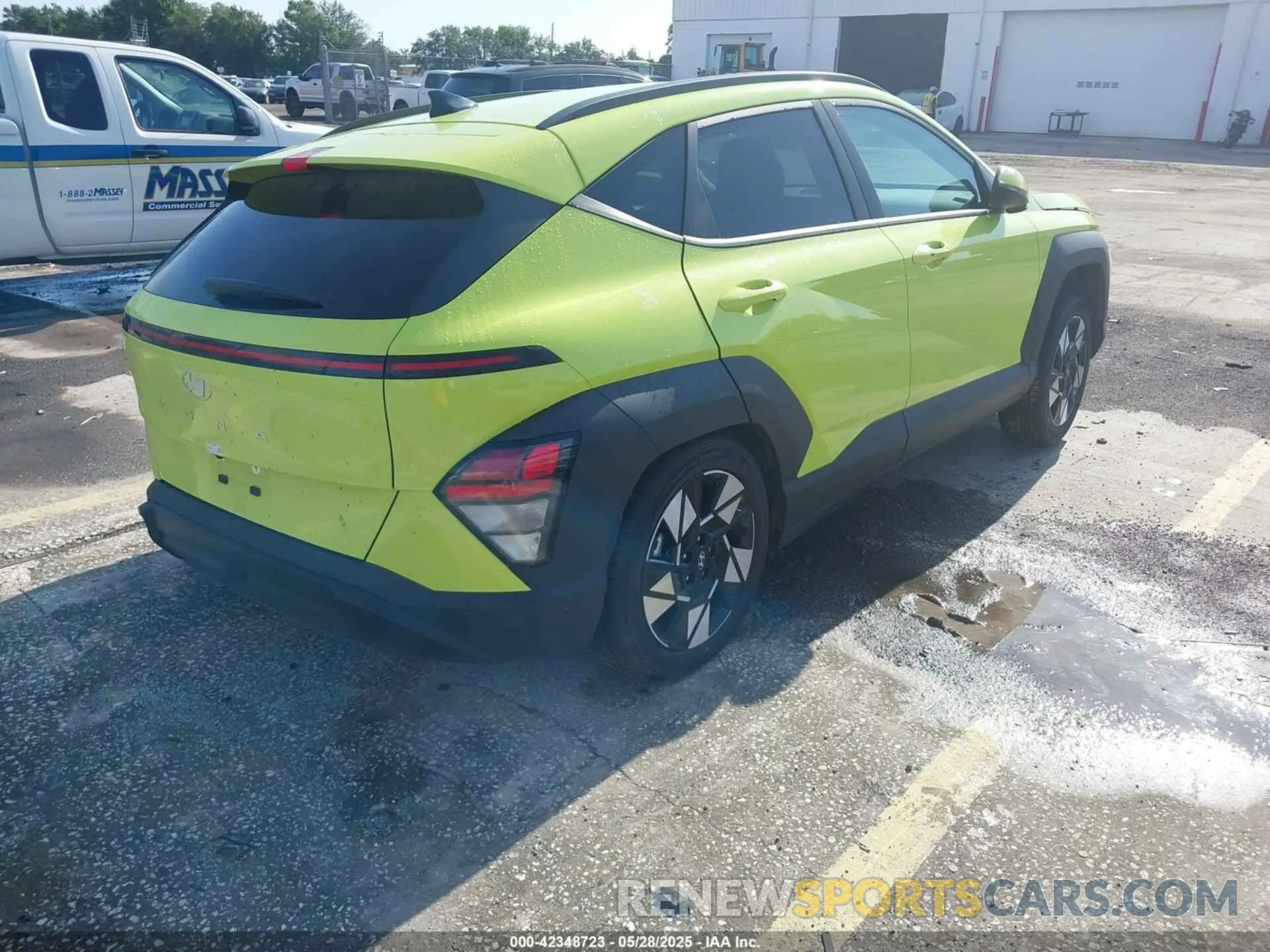4 Photograph of a damaged car KM8HB3AB9SU237611 HYUNDAI KONA 2025