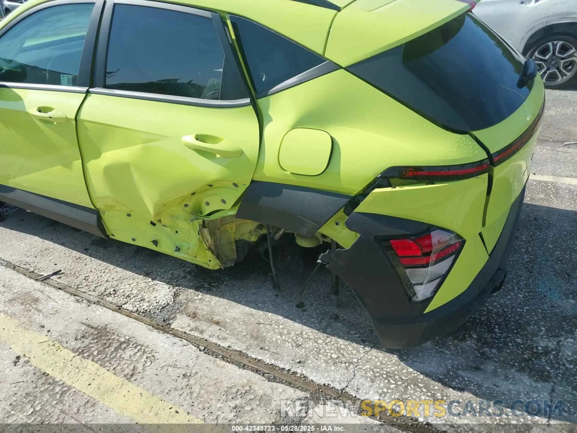 6 Photograph of a damaged car KM8HB3AB9SU237611 HYUNDAI KONA 2025