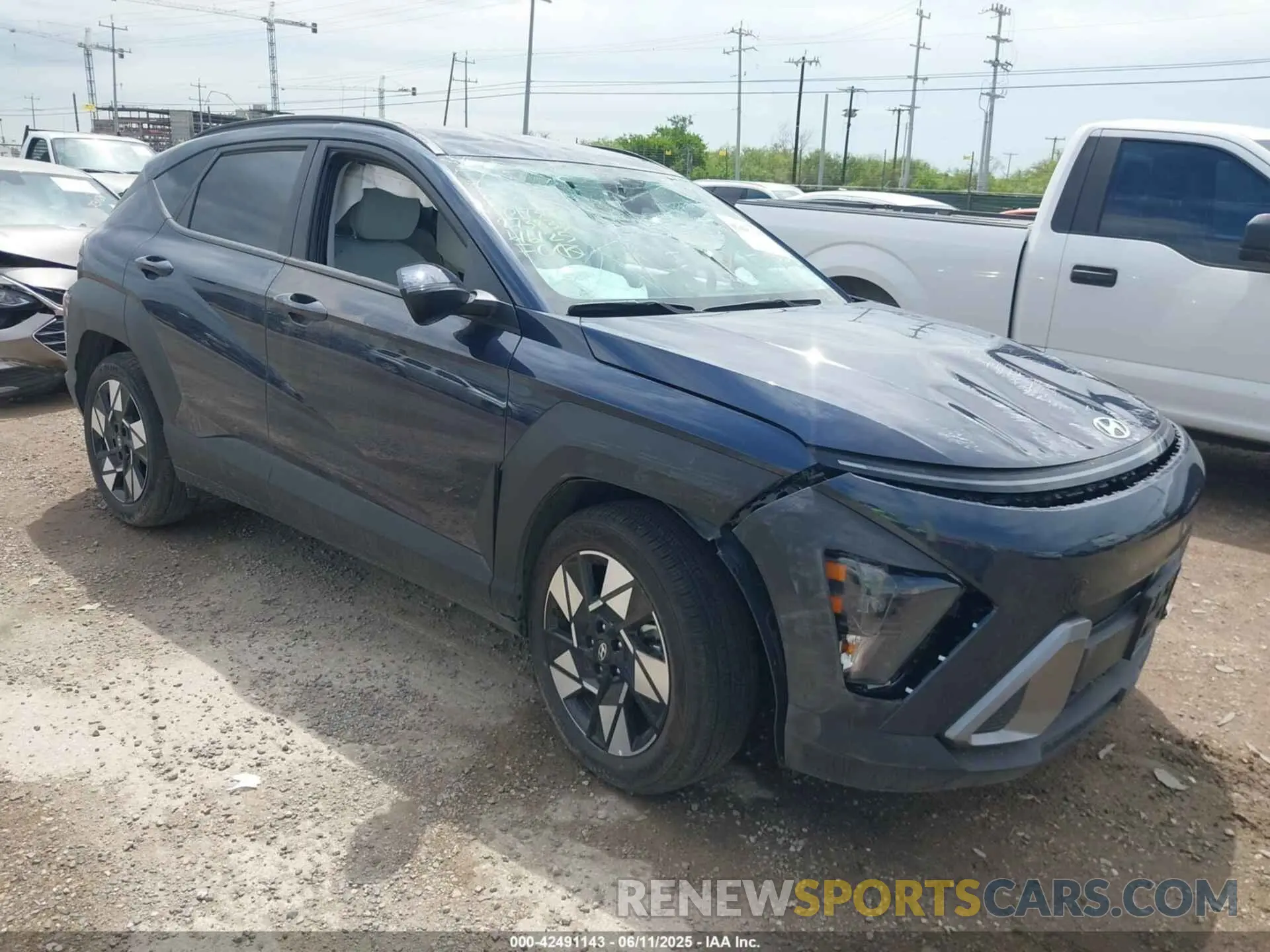 1 Photograph of a damaged car KM8HB3AB9SU273833 HYUNDAI KONA 2025