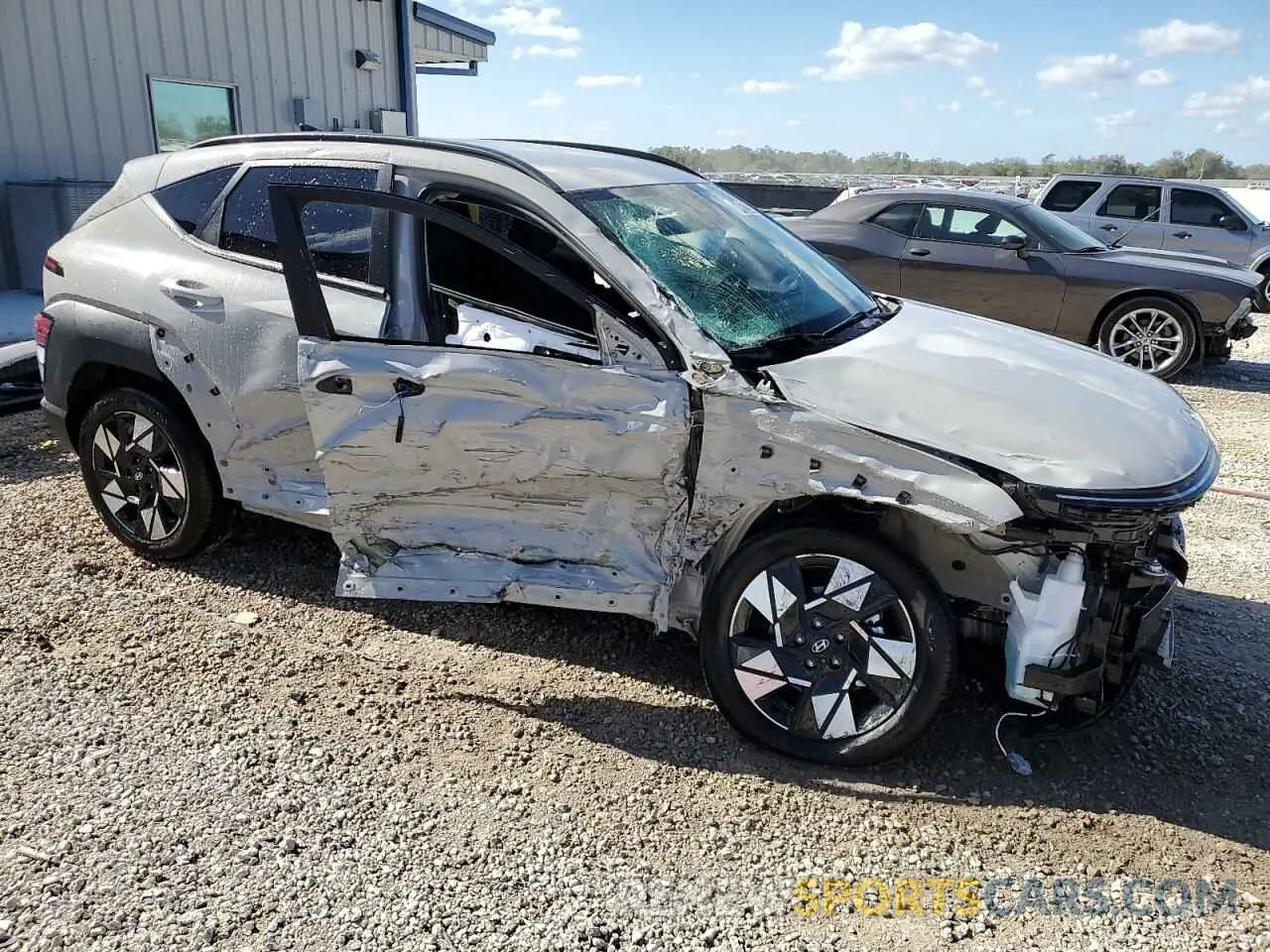 4 Photograph of a damaged car KM8HB3ABXSU222468 HYUNDAI KONA 2025