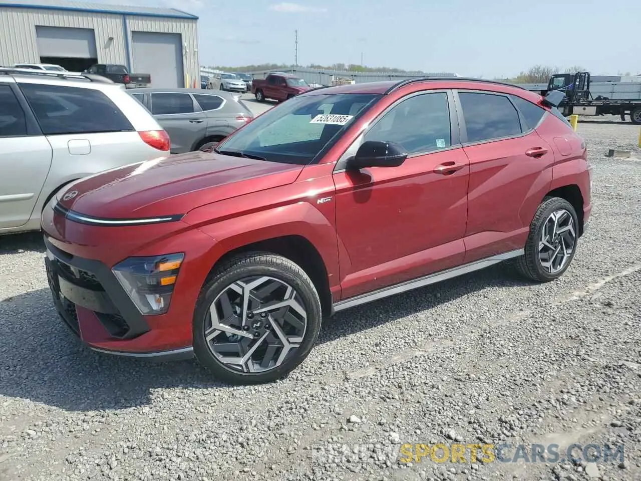 1 Photograph of a damaged car KM8HBCA33SU251352 HYUNDAI KONA 2025
