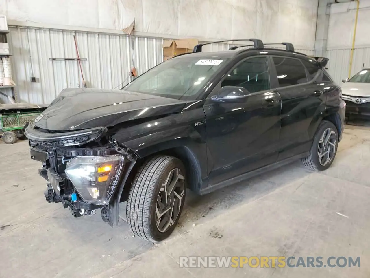 1 Photograph of a damaged car KM8HBCA36SU198971 HYUNDAI KONA 2025