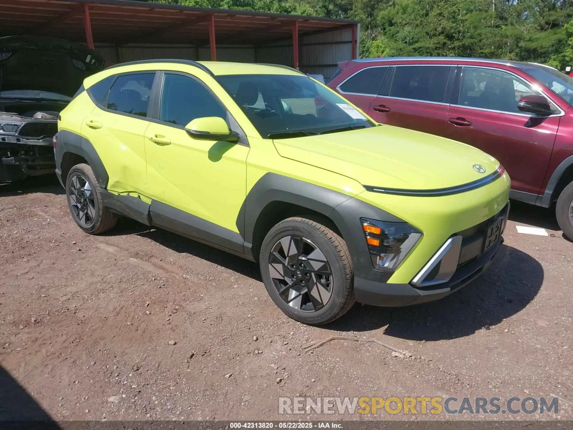1 Photograph of a damaged car KM8HBCAB0SU205033 HYUNDAI KONA 2025