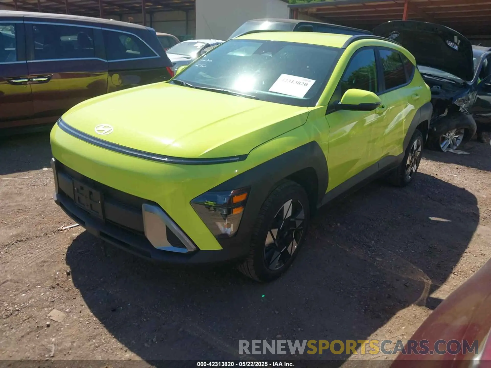 2 Photograph of a damaged car KM8HBCAB0SU205033 HYUNDAI KONA 2025