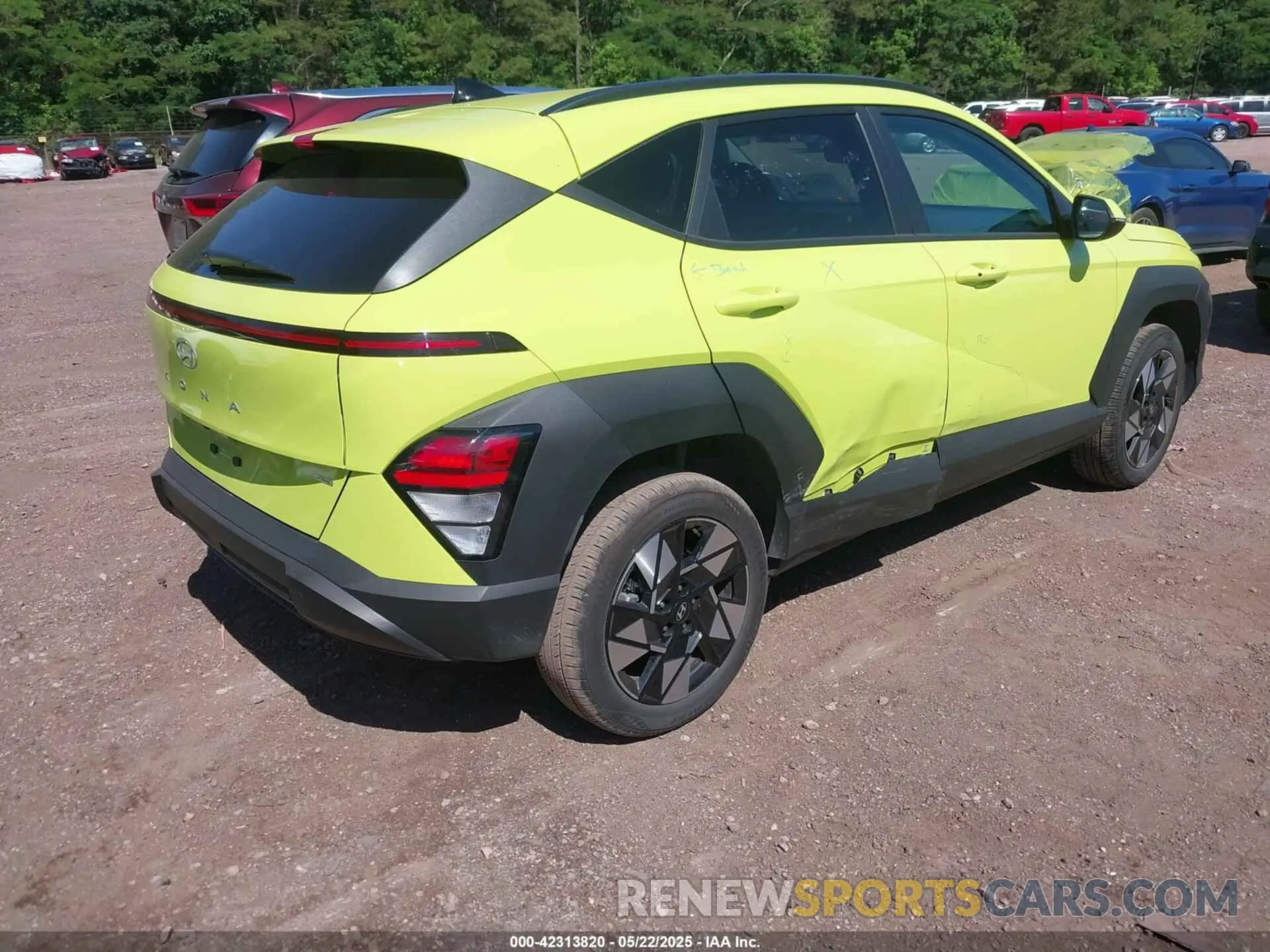 4 Photograph of a damaged car KM8HBCAB0SU205033 HYUNDAI KONA 2025