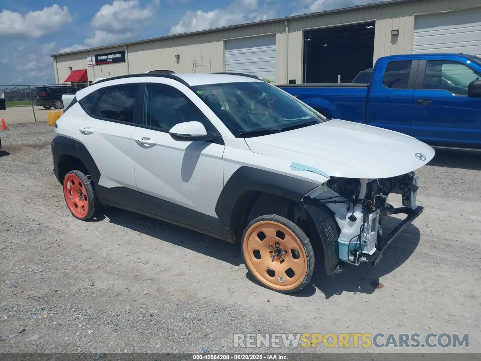 1 Photograph of a damaged car KM8HBCAB0SU286356 HYUNDAI KONA 2025