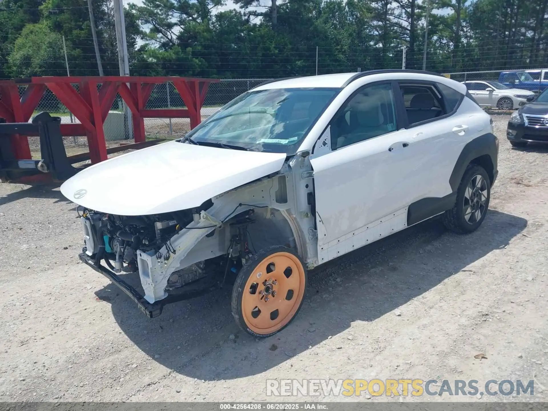 2 Photograph of a damaged car KM8HBCAB0SU286356 HYUNDAI KONA 2025