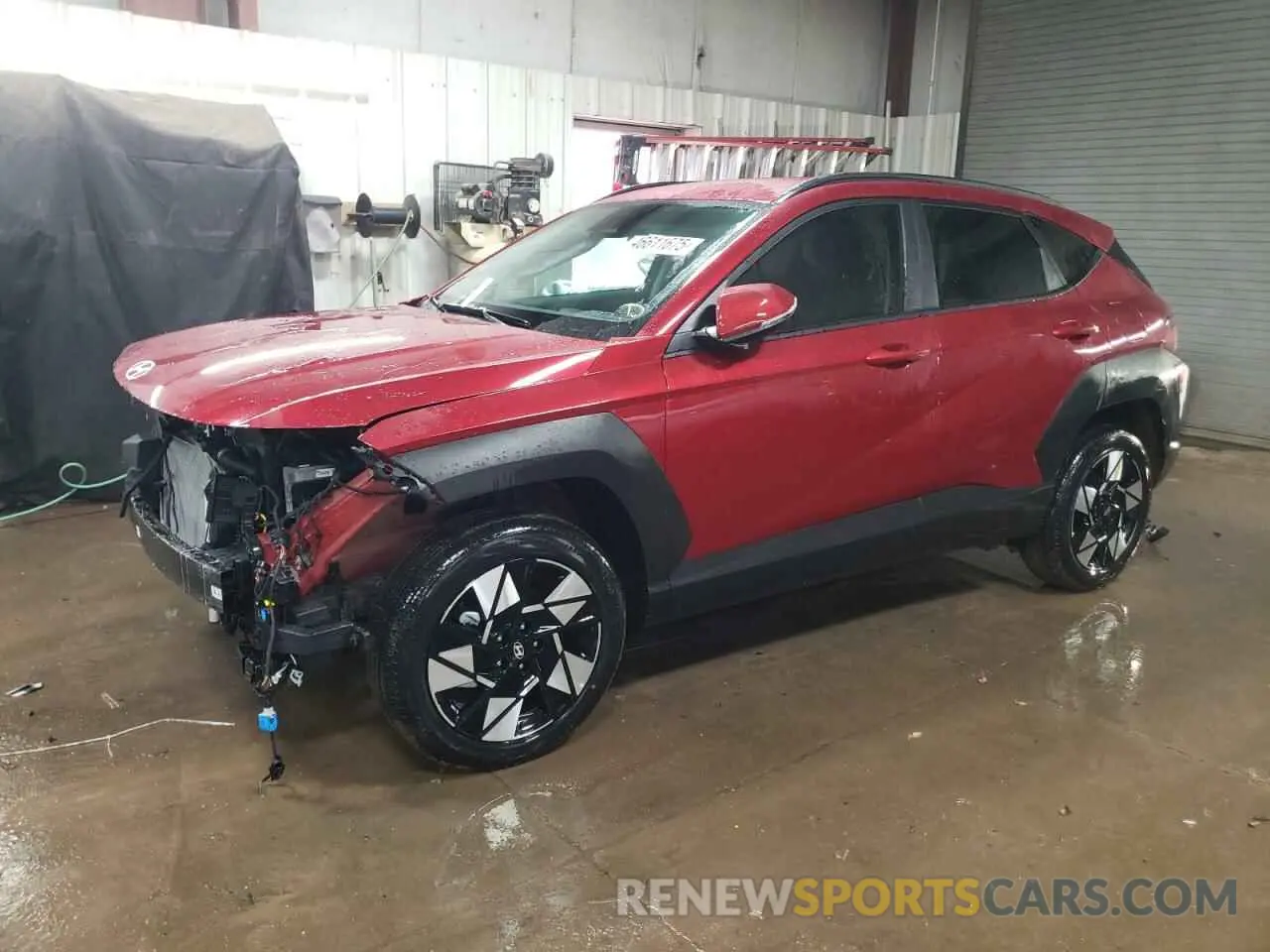 1 Photograph of a damaged car KM8HBCAB1SU200326 HYUNDAI KONA 2025