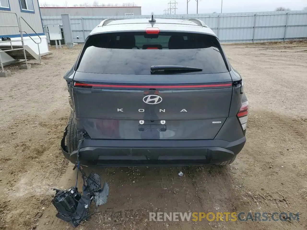 6 Photograph of a damaged car KM8HBCAB1SU224688 HYUNDAI KONA 2025