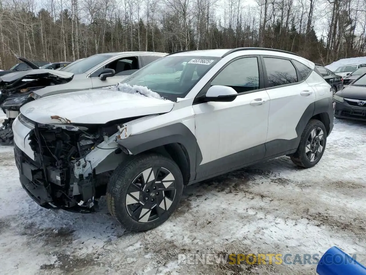1 Photograph of a damaged car KM8HBCAB2SU188574 HYUNDAI KONA 2025