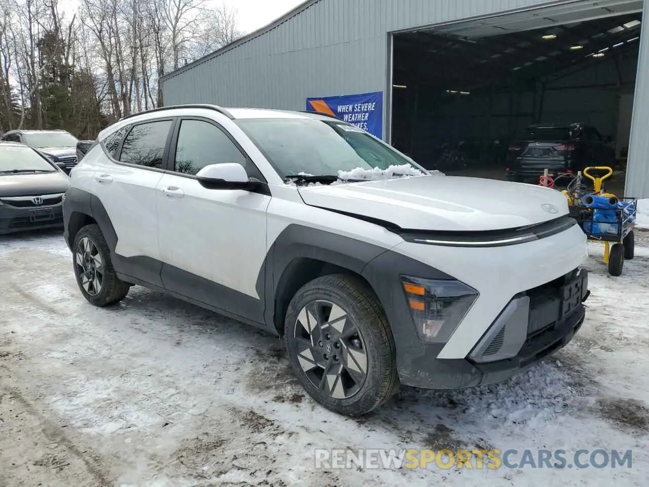 4 Photograph of a damaged car KM8HBCAB2SU188574 HYUNDAI KONA 2025