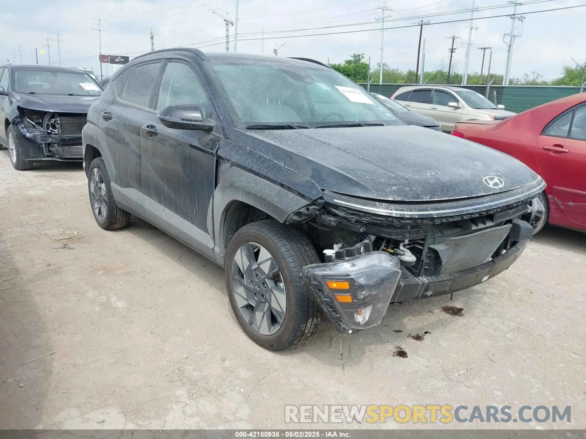 1 Photograph of a damaged car KM8HBCAB3SU204782 HYUNDAI KONA 2025