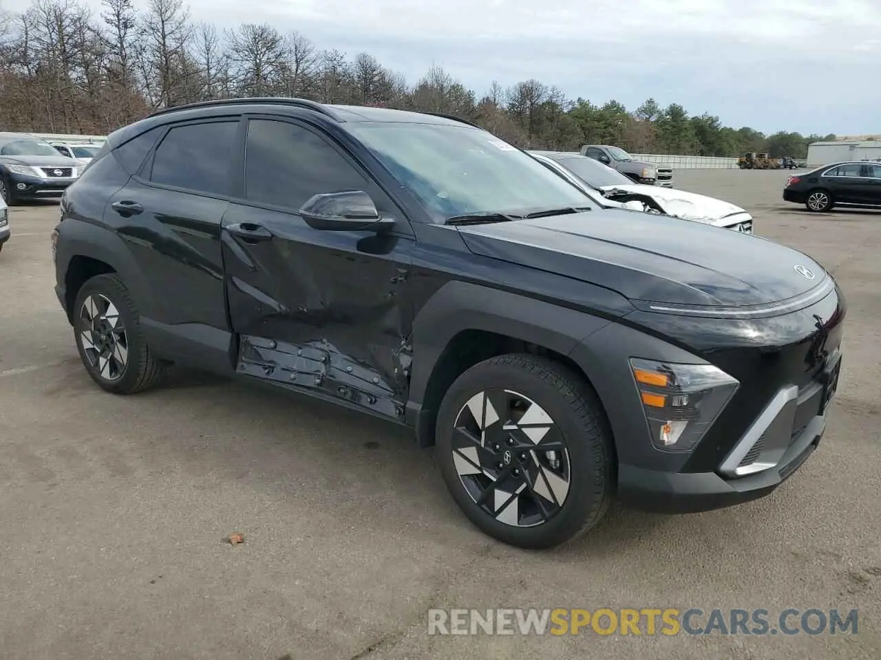 4 Photograph of a damaged car KM8HBCAB3SU212655 HYUNDAI KONA 2025