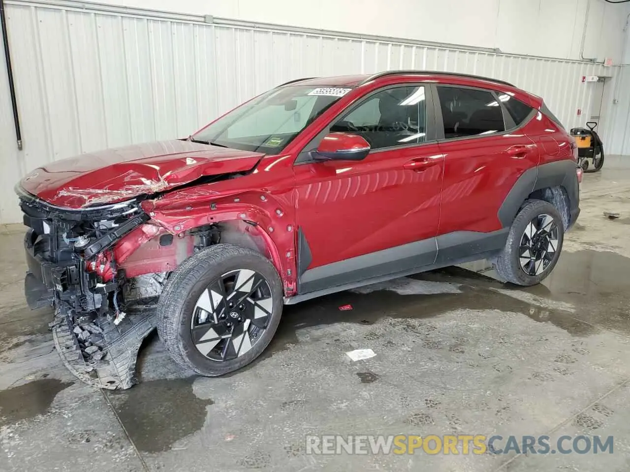 1 Photograph of a damaged car KM8HBCAB3SU233439 HYUNDAI KONA 2025
