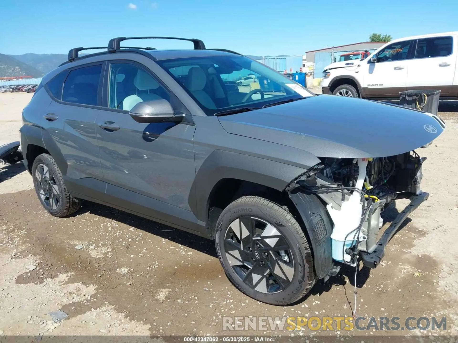 1 Photograph of a damaged car KM8HBCAB3SU265825 HYUNDAI KONA 2025