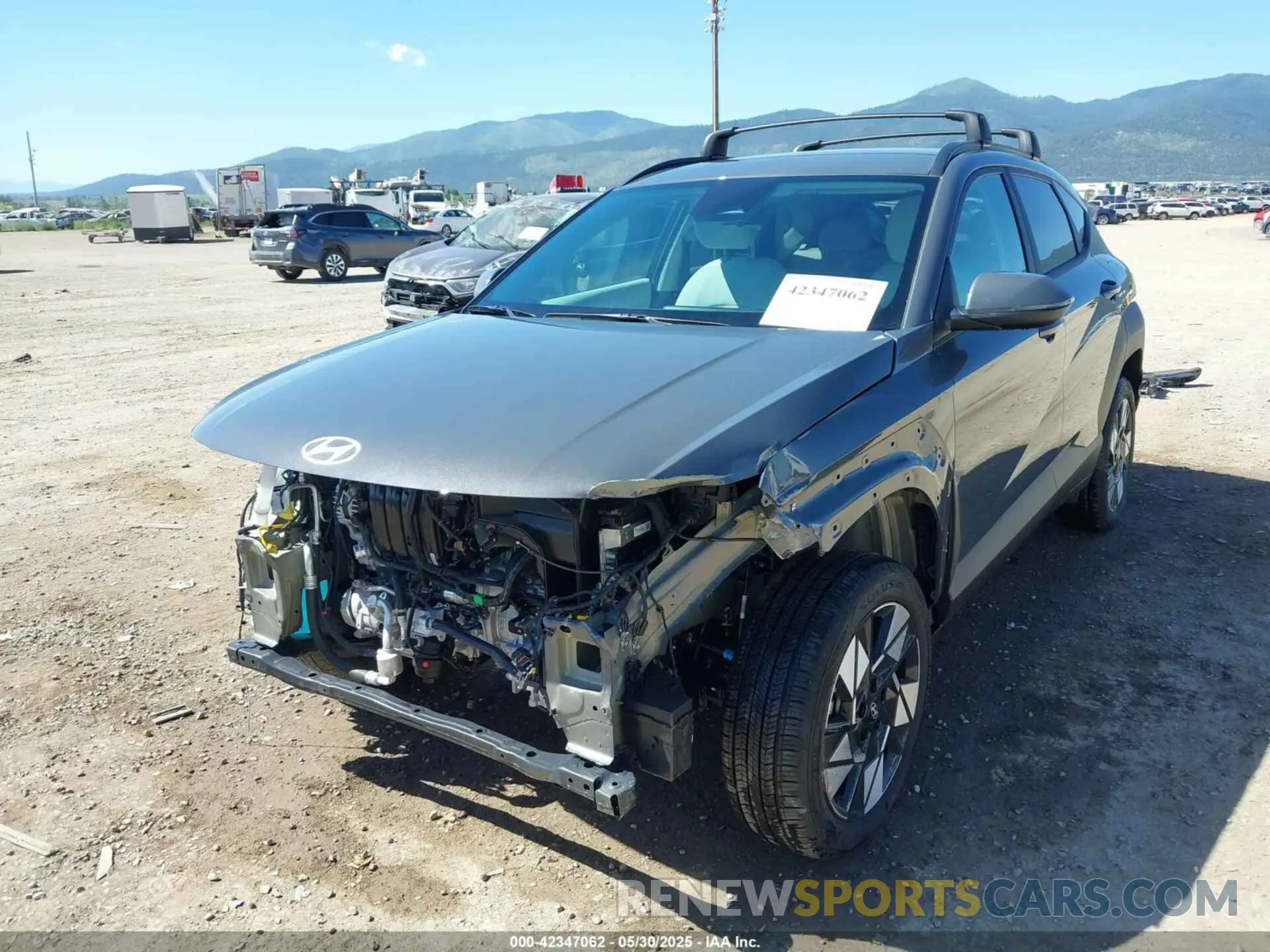 6 Photograph of a damaged car KM8HBCAB3SU265825 HYUNDAI KONA 2025