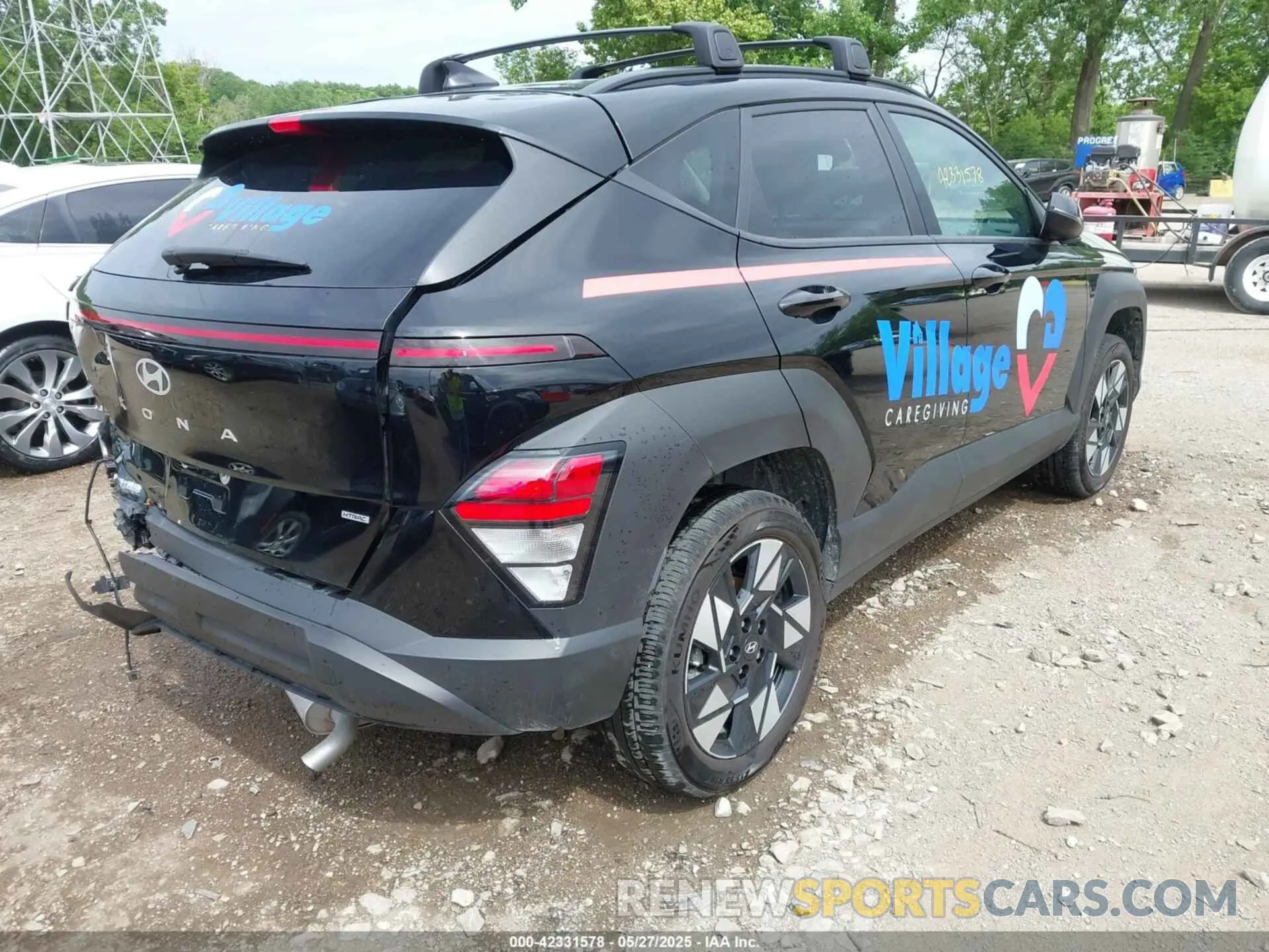4 Photograph of a damaged car KM8HBCAB4SU187801 HYUNDAI KONA 2025