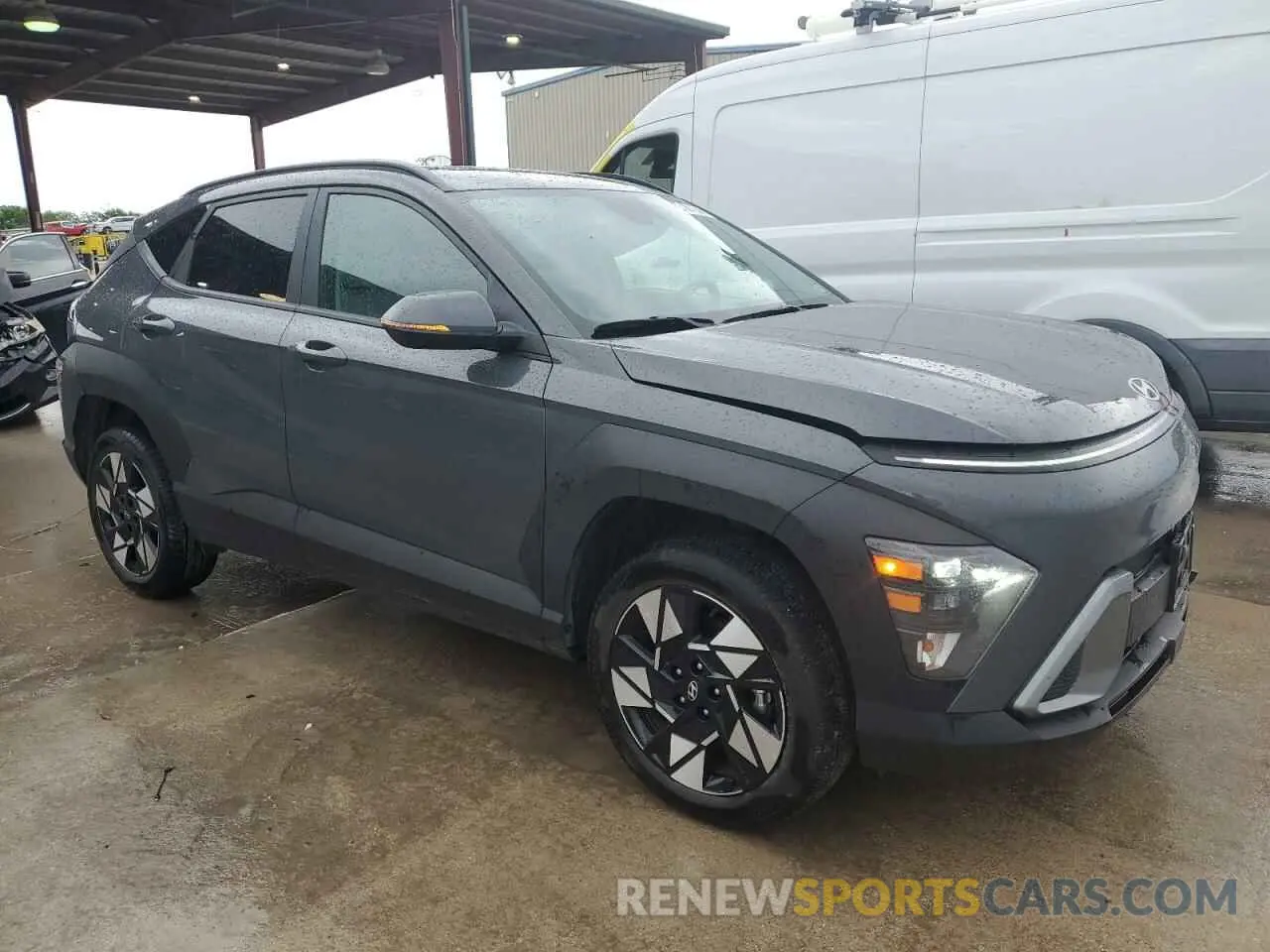 4 Photograph of a damaged car KM8HBCAB5SU215444 HYUNDAI KONA 2025