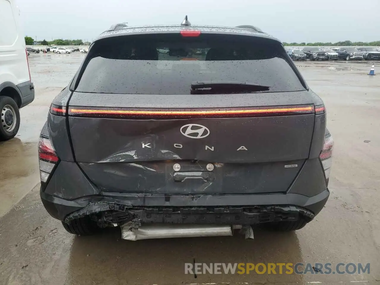 6 Photograph of a damaged car KM8HBCAB5SU215444 HYUNDAI KONA 2025