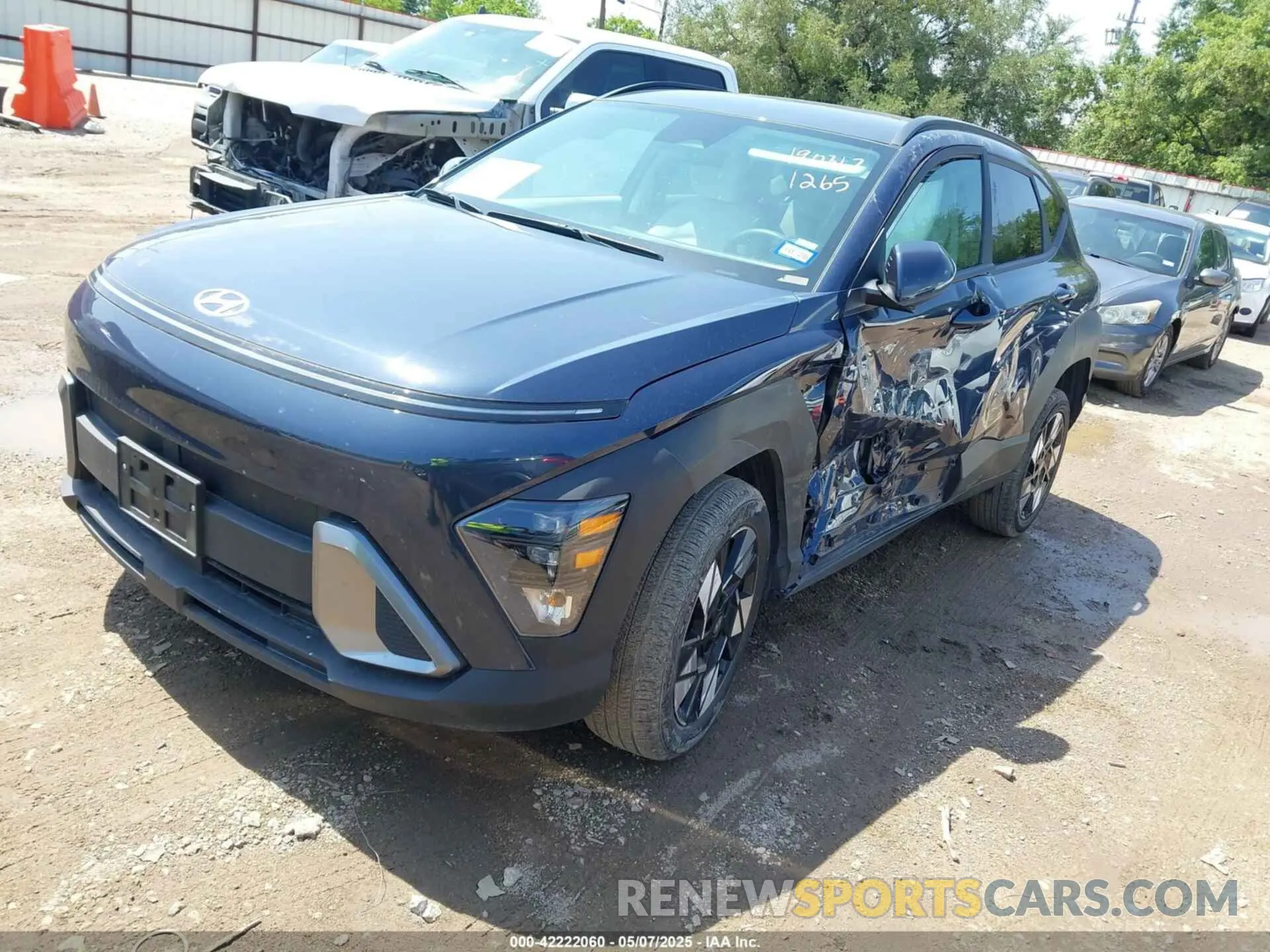 2 Photograph of a damaged car KM8HBCAB5SU225486 HYUNDAI KONA 2025