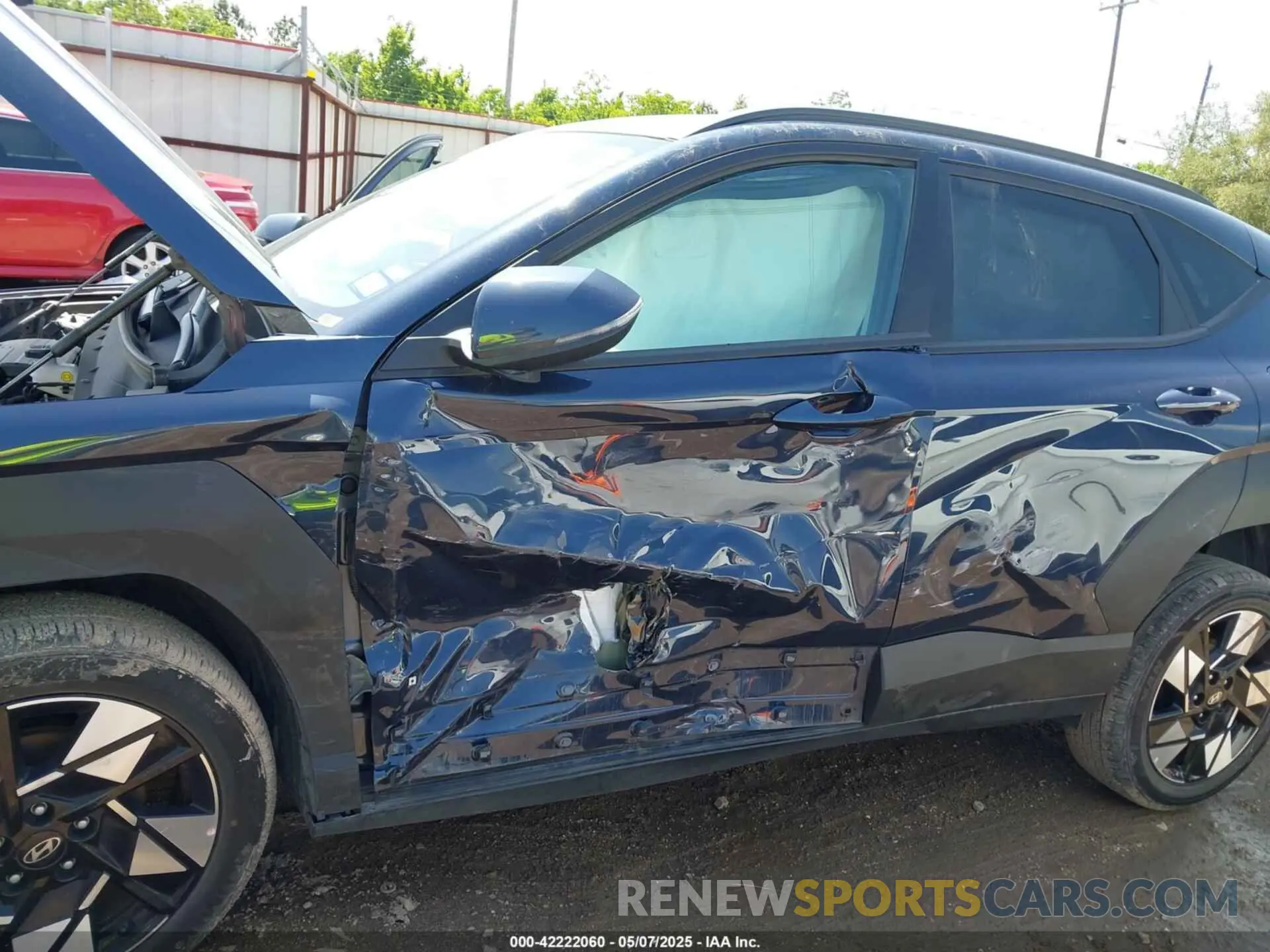 6 Photograph of a damaged car KM8HBCAB5SU225486 HYUNDAI KONA 2025