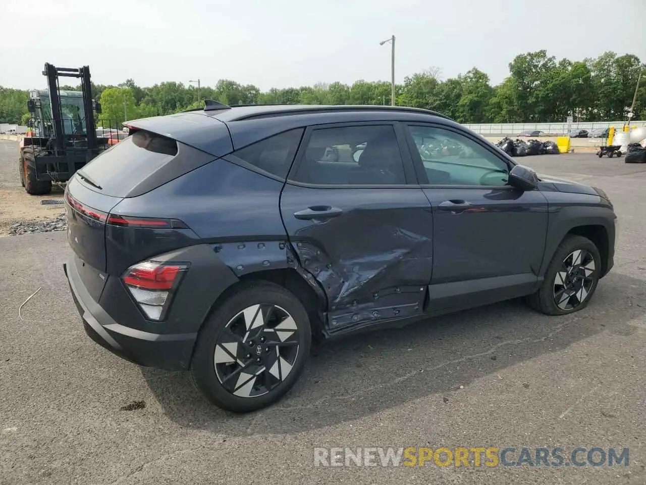 3 Photograph of a damaged car KM8HBCAB8SU196100 HYUNDAI KONA 2025