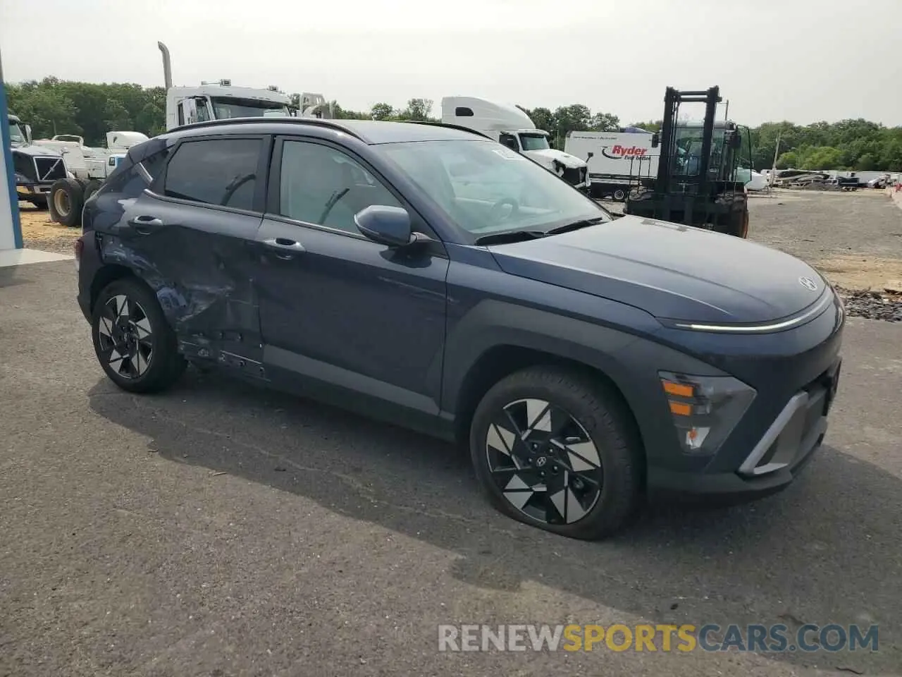 4 Photograph of a damaged car KM8HBCAB8SU196100 HYUNDAI KONA 2025